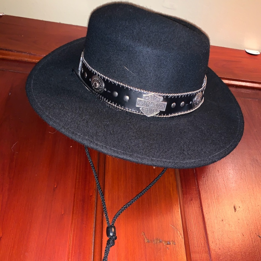 Harley Davidson Bolaro type Black hat
